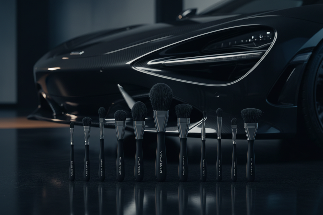 17-Piece Car Detailing Brush Set