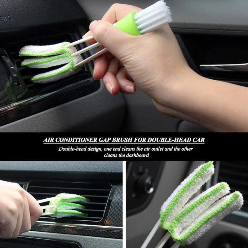 17-Piece Professional Car Detailing Brush Set — Interior, Exterior & Vent Cleaning